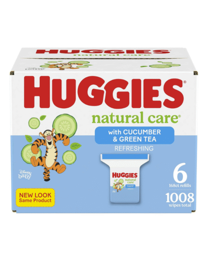 Huggies Natural Care Baby Wipes with Cucumber & Green Tea, 1008 Count