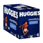 Huggies Overnites Size 4 Diapers (100 Count)