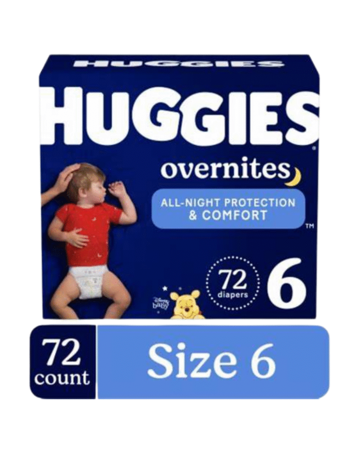 Huggies Overnites Size 6 Diapers 72 Count