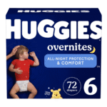Huggies Overnites Size 6 Diapers 72 Count