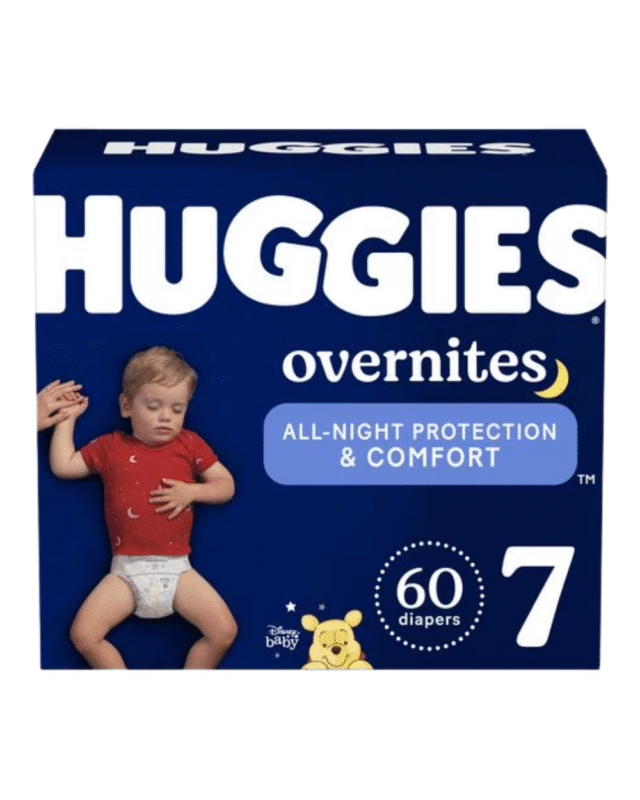 Huggies Overnites Size 7 Diapers (60 Count)