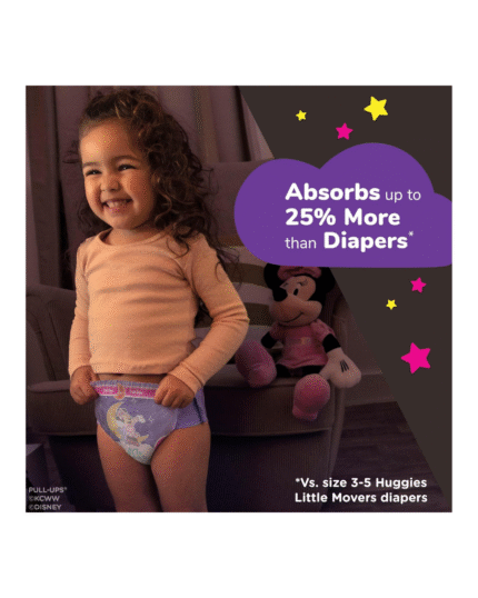 Huggies Pull-Ups Night-Time 3T-4T (Girls) 60 Count