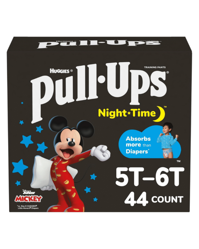 Huggies Pull-Ups Night Time 5T-6T (Boys) 44 Count