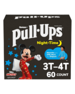 Huggies Pull-Ups Night-Time Training Pants 3T–4T (Boys) 60 Count