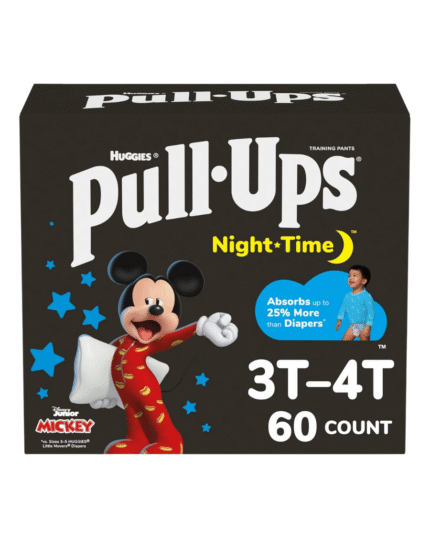 Huggies Pull-Ups Night-Time Training Pants 3T–4T (Boys) 60 Count