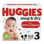Huggies Snug & Dry Diapers Size 3 (168 Count)