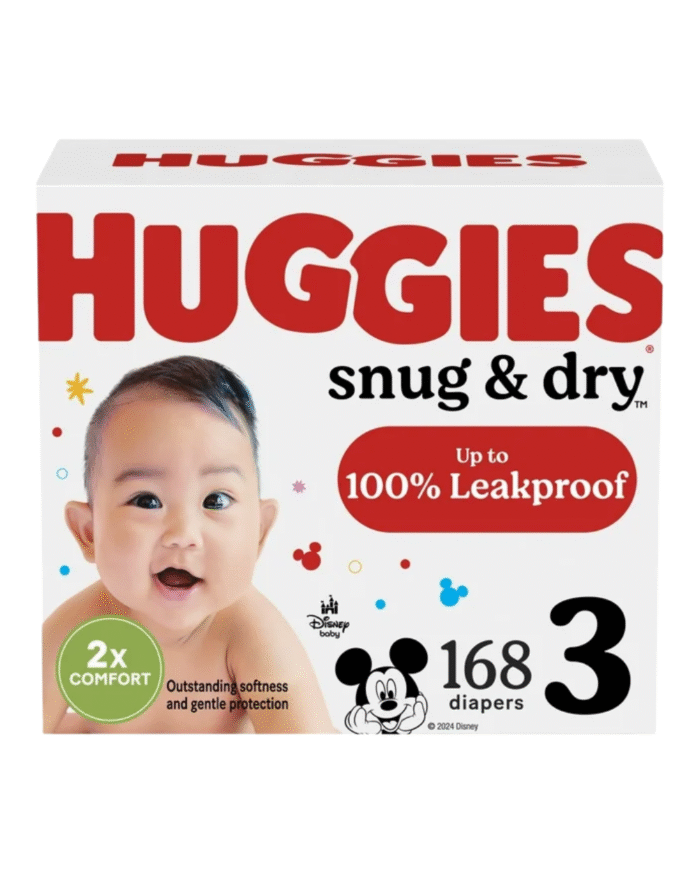 Huggies Snug & Dry Diapers Size 3 (168 Count)