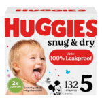 Huggies Snug & Dry Diapers Size 5 (132 Count)