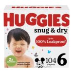 Huggies Snug & Dry Diapers Size 6 (104 Count)