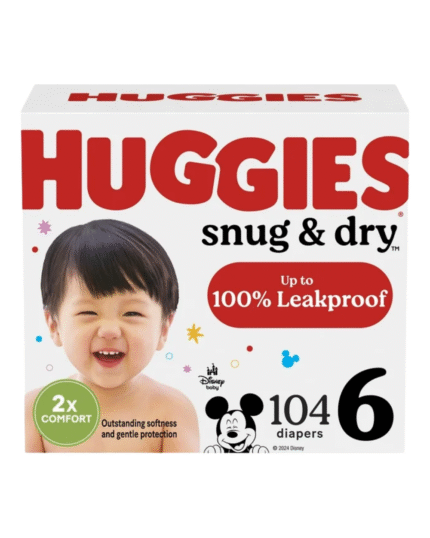 Huggies Snug & Dry Diapers Size 6 (104 Count)