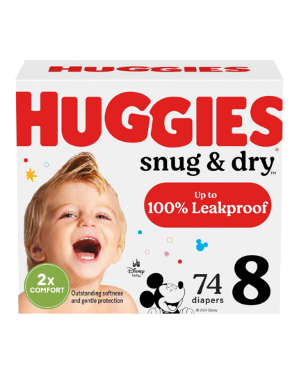 Huggies Snug & Dry Diapers Size 8 (74 Count)