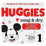 Huggies Snug & Dry Size 1 Diapers (256 Count)
