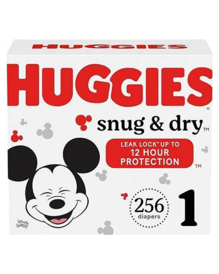 Huggies Snug & Dry Size 1 Diapers (256 Count)