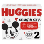 Huggies Snug & Dry Size 2 Diapers (222 Count)