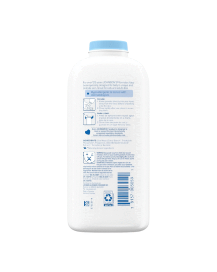 Johnson’s Baby Powder with Aloe & Vitamin E – 22oz (623g)