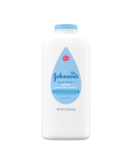 Johnson’s Baby Powder with Aloe & Vitamin E – 22oz (623g)