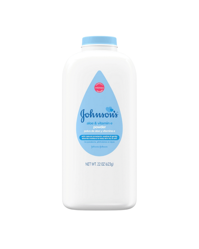 Johnson’s Baby Powder with Aloe & Vitamin E – 22oz (623g)