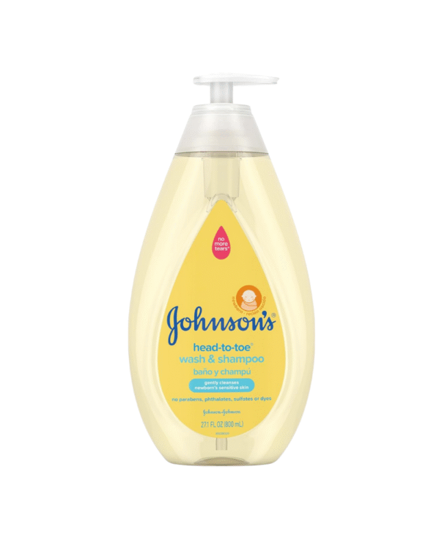 Johnson’s Head-to-Toe Wash & Shampoo (800 ml)