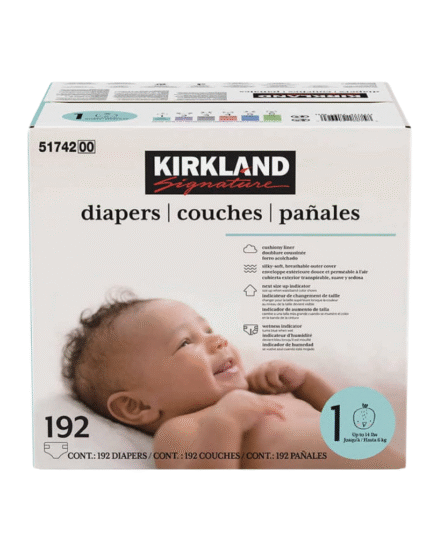 Kirkland Signature Diapers Size 1 (192 Count)