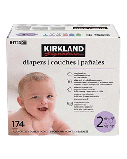 Kirkland Signature Diapers Size 2 (174 Count)