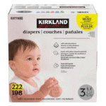 Kirkland Signature Size 3 Diapers (222 Count)