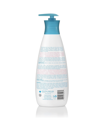 Live Clean Baby Tearless Shampoo & Wash 750ml