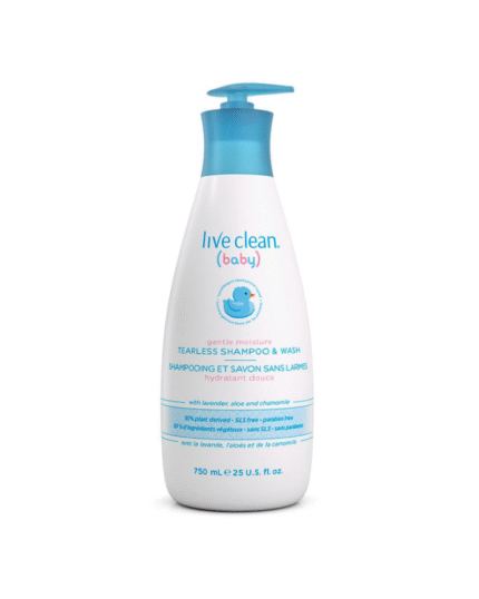 Live Clean Baby Tearless Shampoo & Wash 750ml