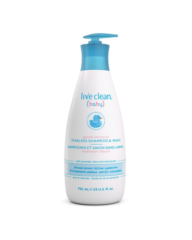 Live Clean Baby Tearless Shampoo & Wash 750ml