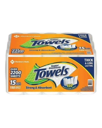 Member's Mark Super Premium Paper Towels 15 Mega Rolls