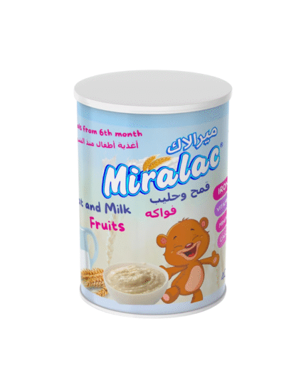 Miralac Wheat and Milk Fruits Baby Cereal for Weight Gain – 400g