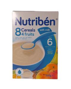 Nutriben 8 Cereals 4 Fruits with Milk 300g