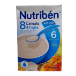 Nutriben 8 Cereals 4 Fruits with Milk 300g