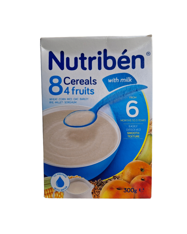Nutriben 8 Cereals 4 Fruits with Milk 300g