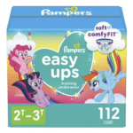 Pampers Easy Ups 2T-3T Training Underwear Girls 112 Count