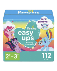 Pampers Easy Ups 2T-3T Training Underwear Girls 112 Count