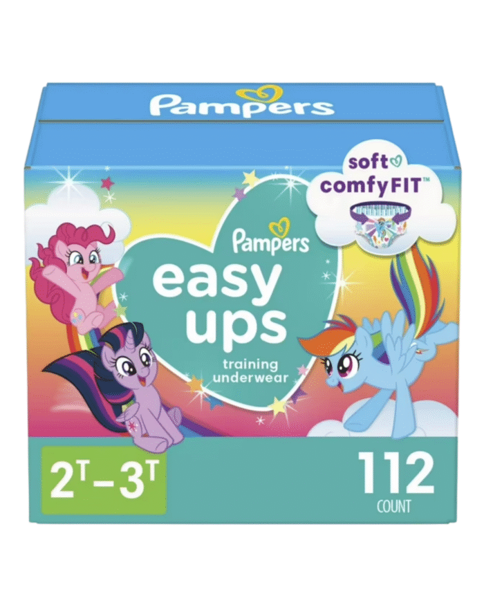 Pampers Easy Ups 2T-3T Training Underwear Girls 112 Count