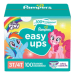 Pampers Easy Ups Training Underwear 3T–4T Girls (100 Count)