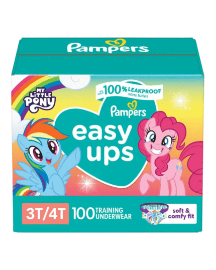 Pampers Easy Ups Training Underwear 3T–4T Girls (100 Count)