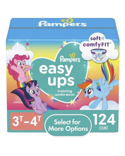 Pampers Easy Ups Training Underwear 3T–4T Girls (124 Count)
