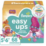 Pampers Easy Ups Training Underwear 5T–6T Girls (68 Count)