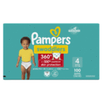 Pampers Swaddlers 360° Size 4 Diapers (100 Count)