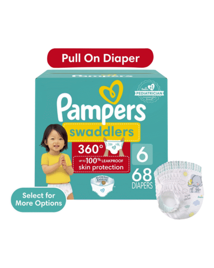 Pampers Swaddlers 360° Size 6 Diapers (68 Count)