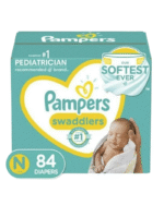 Pampers Swaddlers Newborn Diapers – Size N 84 Count