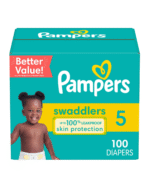 Pampers Swaddlers Size 5 Diapers 100 Count