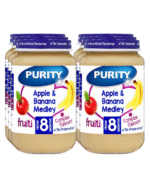 Purity Apple & Banana Medley Baby Pudding 200ml x 6