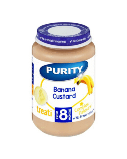 Purity Banana Custard Baby Pudding 200mlx6