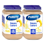Purity Banana Custard Baby Pudding 200mlx6