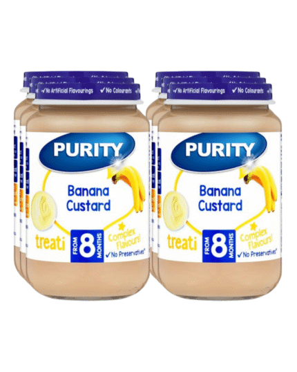 Purity Banana Custard Baby Pudding 200mlx6