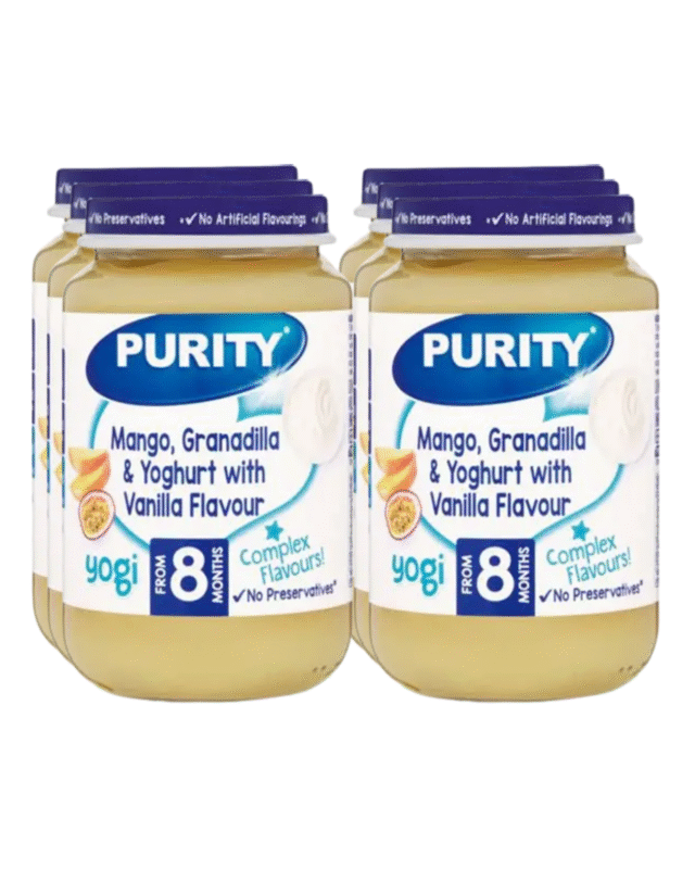 Purity Mango Granadilla & Yoghurt with Vanilla Flavour Baby Pudding