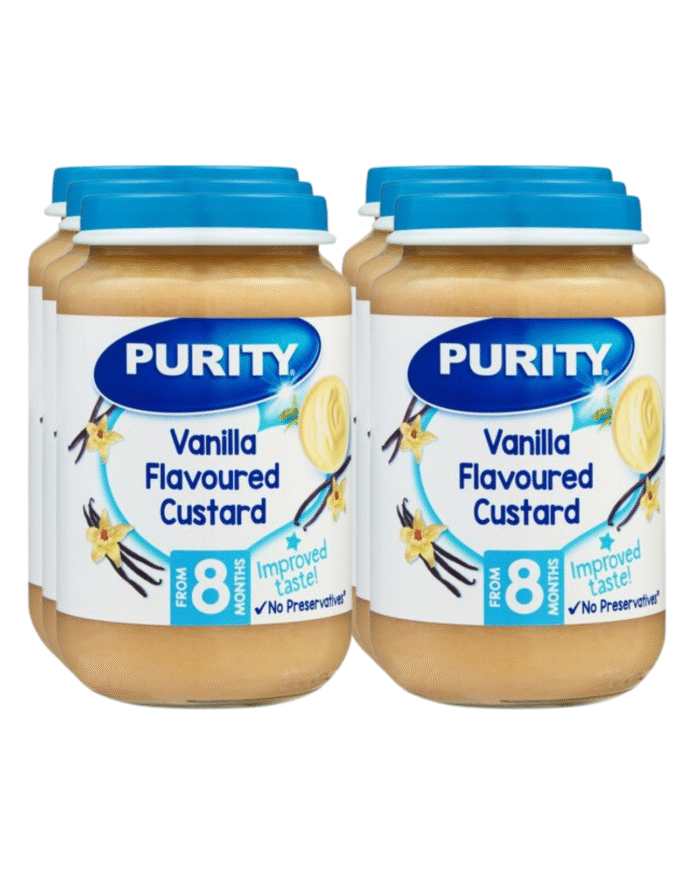 Purity Vanilla Flavoured Custard 200mlx6